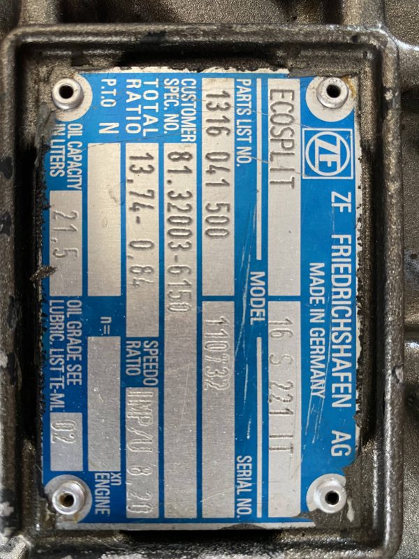 Caja De Camion Zf Con It 16S221 - Imagen 6