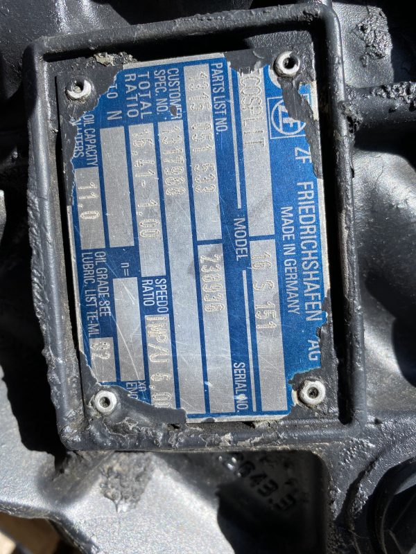 Caja De Camion Zf Sin It 16S151 - Imagen 4